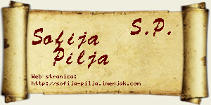 Sofija Pilja vizit kartica